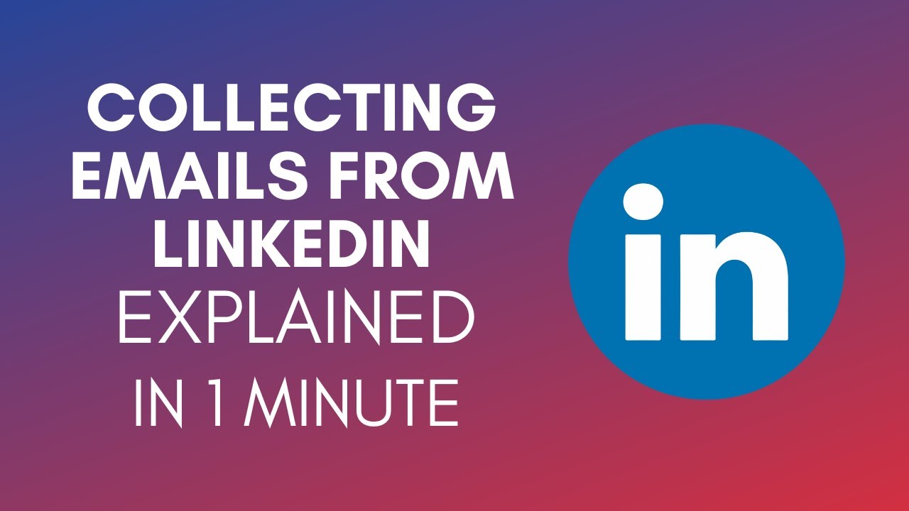 How to collect emails from linkedin 2025 youtube