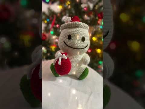 Crochet Christmas BIGO Dino created by me 🙌🏾🙌🏾🙌🏾 #bigolive #bigo #crochet