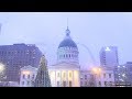 Black Friday thunderstorms in downtown St. Louis - November 29, 2019