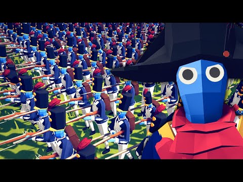 NAPOLEONIC FRENCH vs ALL ARMIES!? TABS Napoleonic Wars! Totally Accurate Battle Simulator Battles