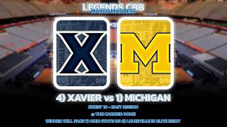 Full Xavier vs. Michigan: 2036 LCAA men's Sweet 16 | FULL GAME Update