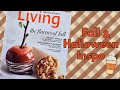 Fall & Halloween Inspo | Martha Stewart Living Oct 2012 | Magazine Flip Through No Commentary