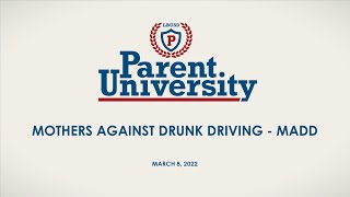 English - Mothers Against Drunk Driving - MADD