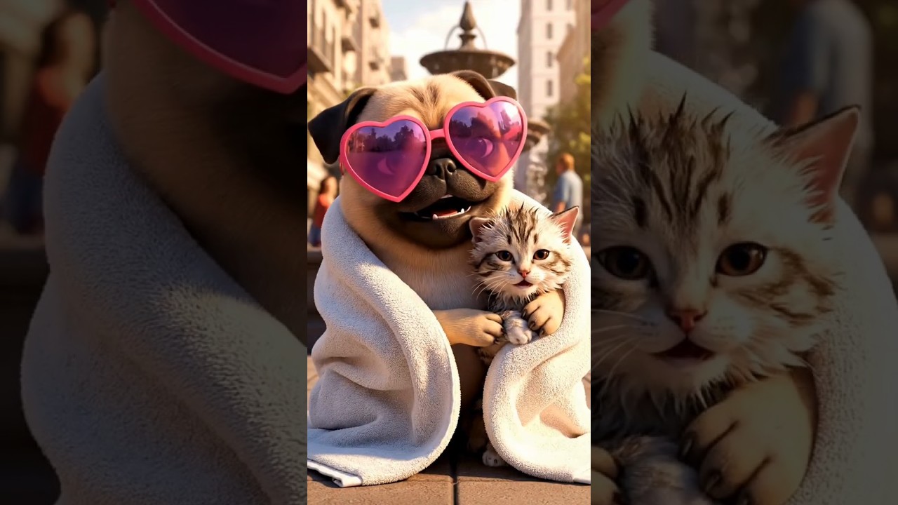 Tiny Hero Saves a Kitten