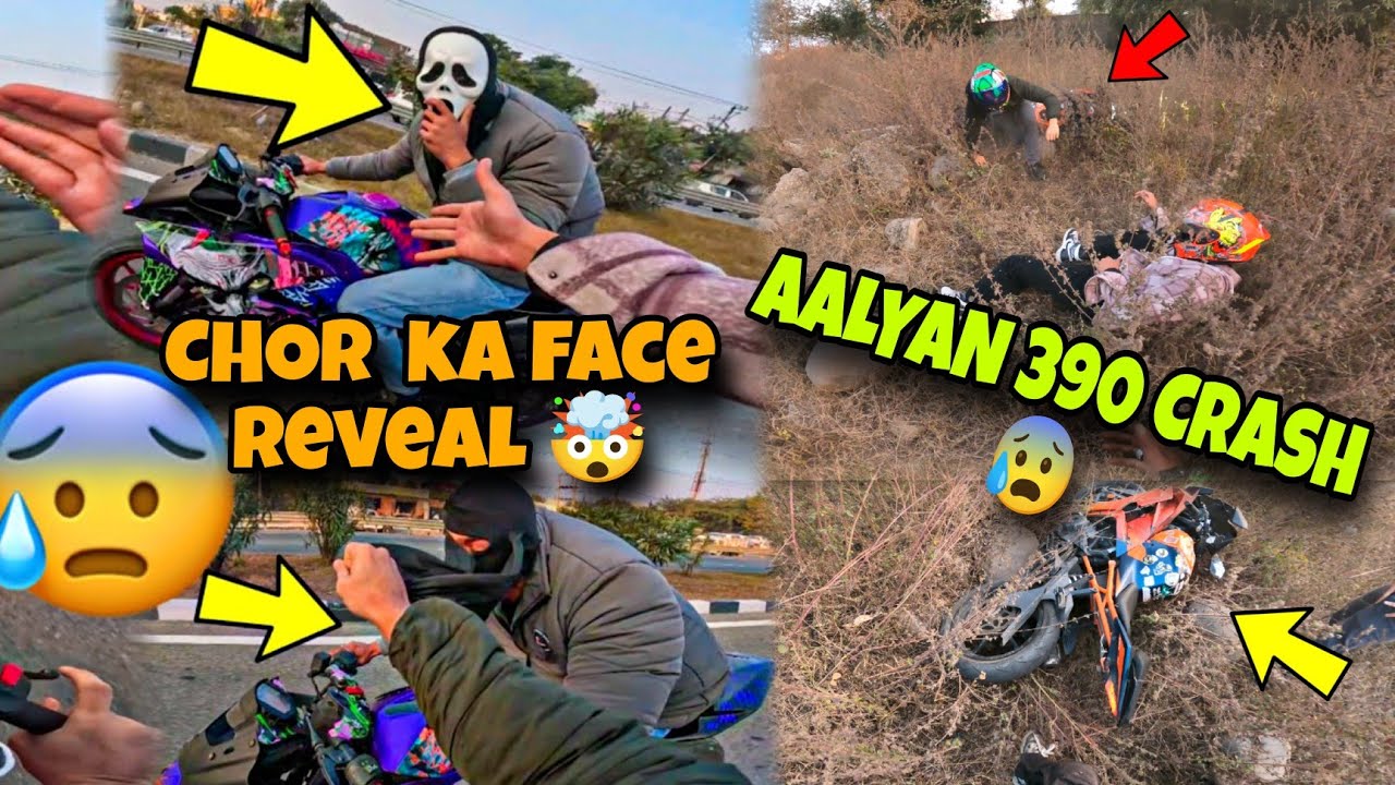 Motorcycle Rider Crying KTM 390 CRASH 😰@aalyanvlogs1299||CRYING EMOTIONAL 😭||POLICE CASE😡 ...