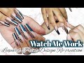 WATCH ME WORK NAILS 2021| Leopard Print French nail design re-creation from Instagram