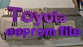 Eeprom file Toyota Semi Automatic Prugeot 107 Citroen C1 Aygo Yaris Auris Corolla 93c86 93c66 MMT
