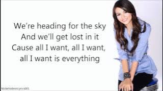 Victoria Justice - All I Want Is Everything (  Lyrics) FULL SONG