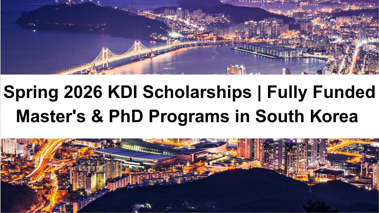 Fully Funded Master's & PhD | KDI School, South Korea – Spring 2026