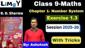R D Sharma class 9 Exercise 1.3 solutions | 2025-26 | Concepts with tricks #class9maths