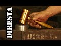 Diresta judges gavel in brass