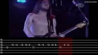 RHCP - Scar Tissue solos Live - Sao Paulo, Brazil (2002) John Frusciante - TABS
