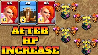 After HP Increase!! New Super Valkyrie Attack - Th14 Attack Strategy - Clash of Clans New Update