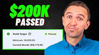 I Passed 200k Prop Firm Challenge Almost
