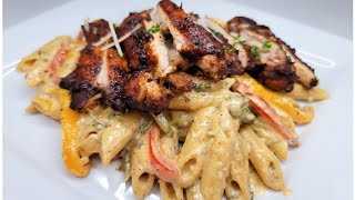 RASTA PASTA & JERK CHICKEN| recipe