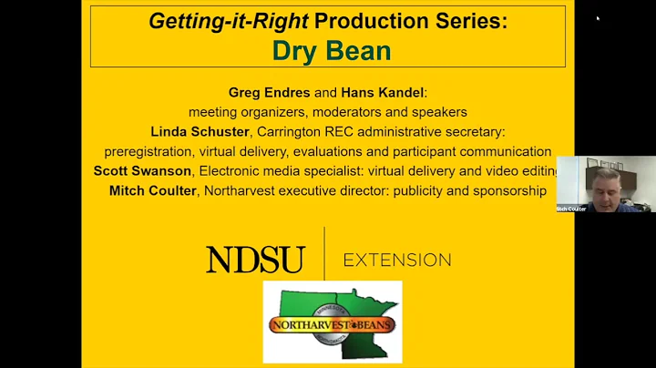 2023 Getting It Right Dry Bean Production:  Northarvest Bean Growers Association Report