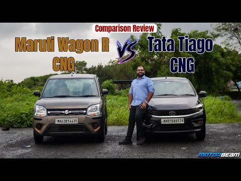 Tata Tiago CNG vs Maruti Wagon R CNG - Kaunsi Kharide? | MotorBeam हिंदी