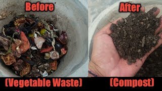 Organic compost made from kitchen waste , easy homemade fertilizer for
plants is valuable it helps to improve soil fertility plant...