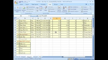 Tự Học Excel 2007 -- Hướng Dẫn Sử Dụng Excel 2007