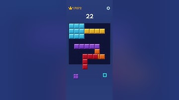 Trying to get the lowest score in Block Blast!