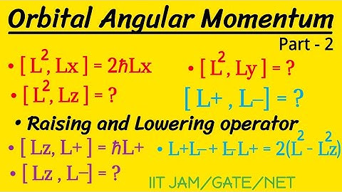 Commutation Relation: Orbital Angular momentum and it