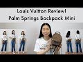 Louis Vuitton Palm Springs Backpack Mini Review with Mod Shots (ENG SUB)