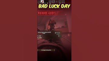 BAD LUCK DAY IN CS2