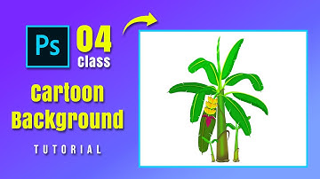 Background Design For Cartoon Animation In Photoshop | Class 04 #photoshop #cartoon #background