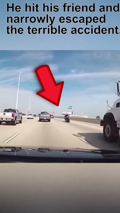 How Did He Survive This Crazy Highway Accident? #funny #whydidntmyexcomeback