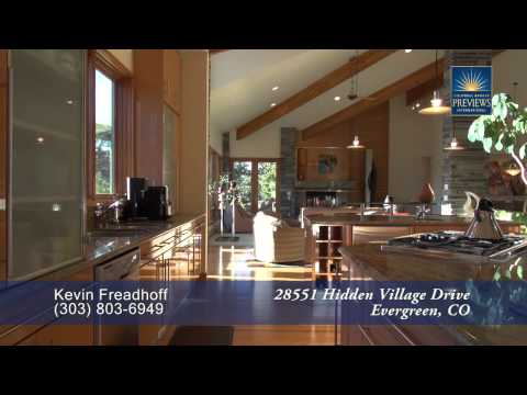 28551 Hidden Village Drive, Evergreen, CO home video tour