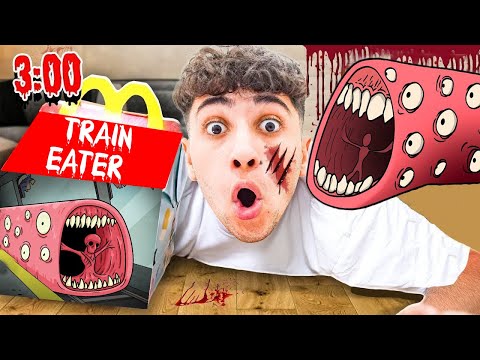 GECE 3'te MCDONALDS 'DAN TREN YİYEN TREN TRAİN EATER  SİPARİŞİ VERMEYİN !! (Train Eater Evime Geldi)