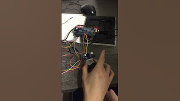 ProjectElectronic: Ultra Sonic Sensor with a stepper motor