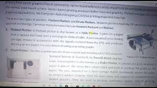 Topic :- Plotters and It's Type, Computer, Class-9, Video Lecture By-Anand Vijay