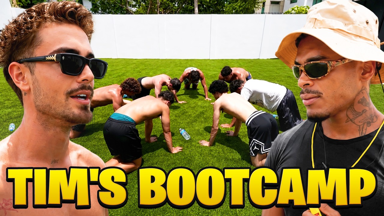 TJR & Tim Made the CRAZIEST Bootcamp on TJR Island..