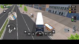 Bus Driving Game Part 2 🚌🔥 | Realistic Bus Simulator Gameplay | Crazy Driving #gaming #short
