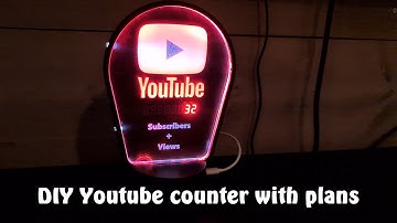 Smart Youtube subscribe counter DIY 2023 (multicolor display) with esp8266 and max7219 7 segment