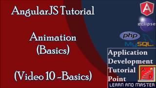 AngularJS Tutorial(Basics).Video 10. Animation slide and scroll images and Text.