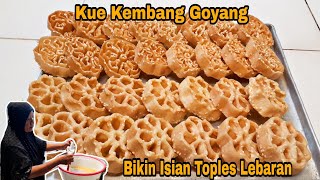 Kue Kembang Goyang Wijen Manis Gurih Renyah Bikin Nagih‼️Persiapan Lebaran