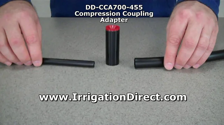 Drip Irrigation Compression Coupling Adapter for 700 and 455 Tubing