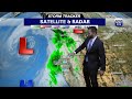 Storm tracker forecast heavy rain  gusty winds arrive today