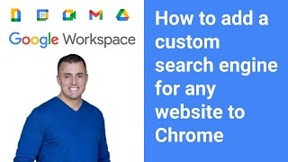 How to add a custom search engine for any website to Chrome