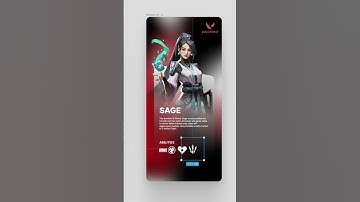 valorant design 💥 #figma #uidesign #figmatips #valorant