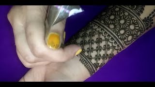 Beautiful wedding mehndi design || Full hand henna mehndi design