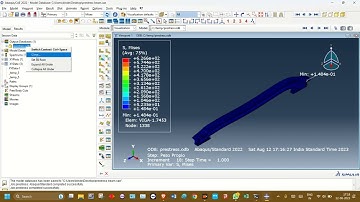 PRESTRESS ANALYSIS IN ABAQUS