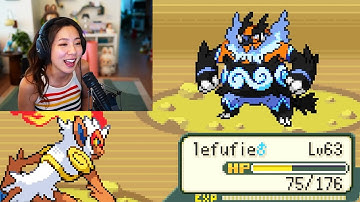 Fuslie Catches SHINY Pokemon During Nuzlocke Challenge..