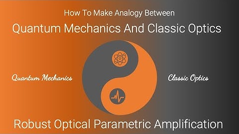 Analogy between Quantum Mechanics & Classic Optics for Broadband Optical Parametric Amplification