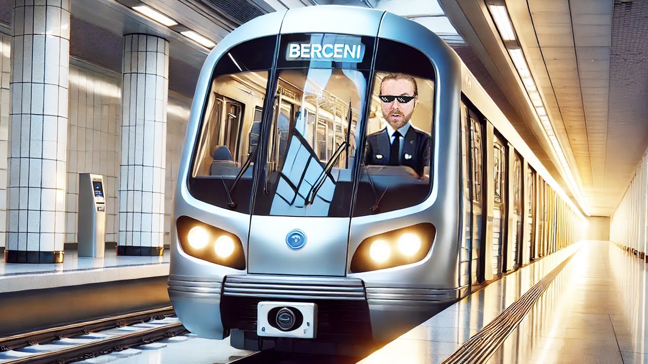 Lucrez ca *SOFER* de METROU!