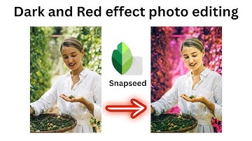 Sanpseed Dark and Red effect photo editing || 2025 JobZonic