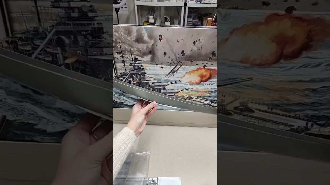 Unboxing The Revell Bismarck 1 350 Scale Model Kit