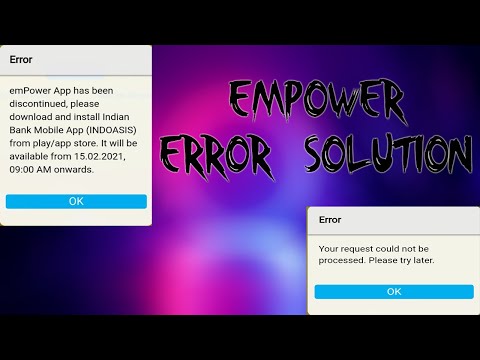 emPower not working problem solution | Allahabad bank emPower error solution | #empowernotworking